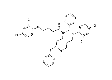 N,N'-1,2-ethanediylbis[N-benzyl-4-(2,4-dichlorophenoxy)butanamide]