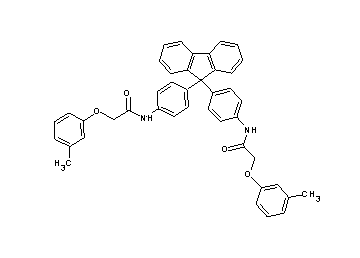 N,N'-[9H-fluorene-9,9-diylbis(4,1-phenylene)]bis[2-(3-methylphenoxy)acetamide]