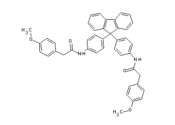 N,N'-[9H-fluorene-9,9-diylbis(4,1-phenylene)]bis[2-(4-methoxyphenyl)acetamide]