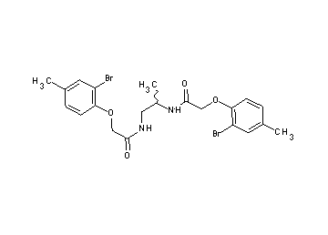 N,N'-1,2-propanediylbis[2-(2-bromo-4-methylphenoxy)acetamide]