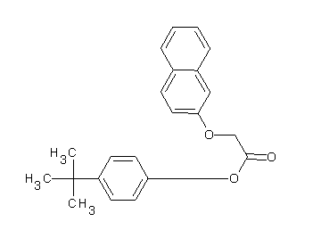 4-tert-butylphenyl (2-naphthyloxy)acetate