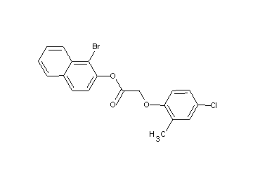 1-bromo-2-naphthyl (4-chloro-2-methylphenoxy)acetate