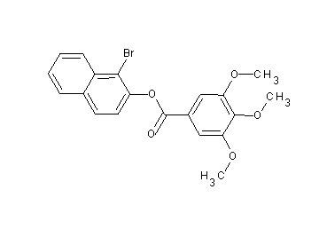 1-bromo-2-naphthyl 3,4,5-trimethoxybenzoate - Click Image to Close