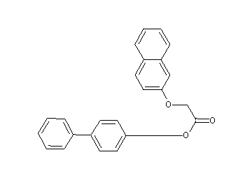 4-biphenylyl (2-naphthyloxy)acetate
