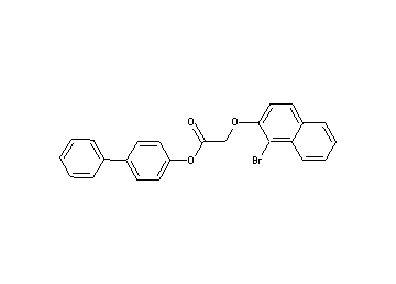 4-biphenylyl [(1-bromo-2-naphthyl)oxy]acetate