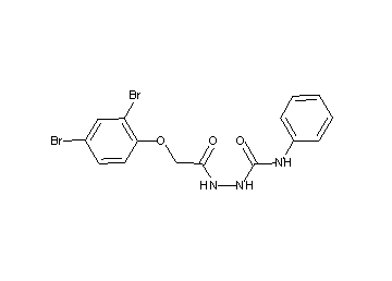 2-[(2,4-dibromophenoxy)acetyl]-N-phenylhydrazinecarboxamide