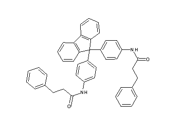 N,N'-[9H-fluorene-9,9-diylbis(4,1-phenylene)]bis(3-phenylpropanamide)