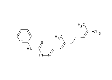 3,7-dimethyl-2,6-octadienal N-phenylthiosemicarbazone