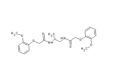 N,N'-1,2-propanediylbis[2-(2-methoxyphenoxy)acetamide]