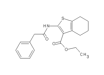 ethyl 2-[(phenylacetyl)amino]-4,5,6,7-tetrahydro-1-benzothiophene-3-carboxylate