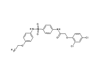 2-(2,4-dichlorophenoxy)-N-(4-{[(4-ethoxyphenyl)amino]sulfonyl}phenyl)acetamide