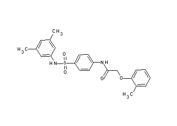 N-(4-{[(3,5-dimethylphenyl)amino]sulfonyl}phenyl)-2-(2-methylphenoxy)acetamide