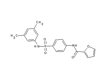 N-(4-{[(3,5-dimethylphenyl)amino]sulfonyl}phenyl)-2-furamide