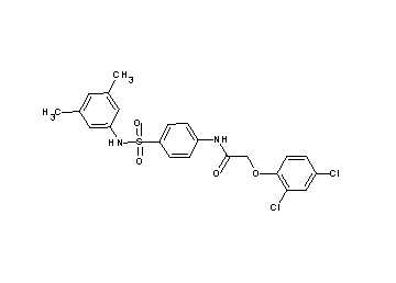 2-(2,4-dichlorophenoxy)-N-(4-{[(3,5-dimethylphenyl)amino]sulfonyl}phenyl)acetamide