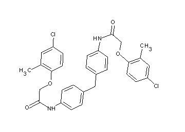 N,N'-[methylenebis(4,1-phenylene)]bis[2-(4-chloro-2-methylphenoxy)acetamide]