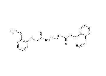 N,N'-1,2-ethanediylbis[2-(2-methoxyphenoxy)acetamide]