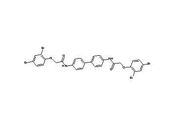 N,N'-4,4'-biphenyldiylbis[2-(2,4-dibromophenoxy)acetamide]