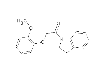 1-[(2-methoxyphenoxy)acetyl]indoline