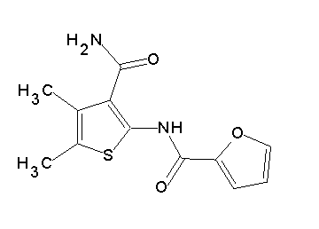 N-[3-(aminocarbonyl)-4,5-dimethyl-2-thienyl]-2-furamide