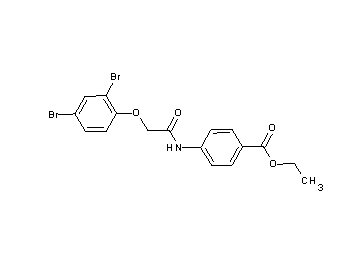 ethyl 4-{[(2,4-dibromophenoxy)acetyl]amino}benzoate