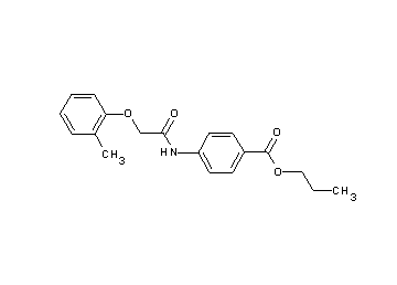 propyl 4-{[(2-methylphenoxy)acetyl]amino}benzoate