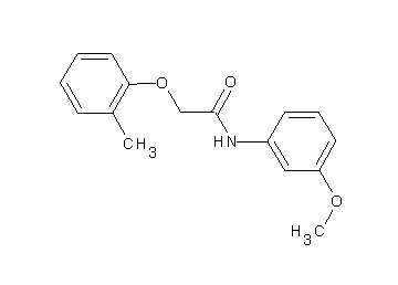 N-(3-methoxyphenyl)-2-(2-methylphenoxy)acetamide