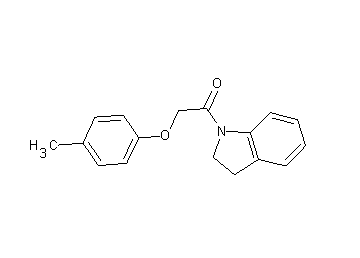 1-[(4-methylphenoxy)acetyl]indoline