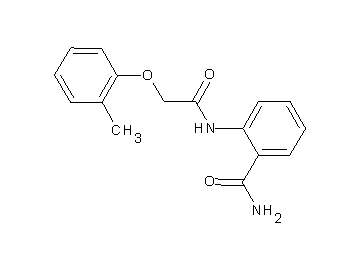 2-{[(2-methylphenoxy)acetyl]amino}benzamide - Click Image to Close