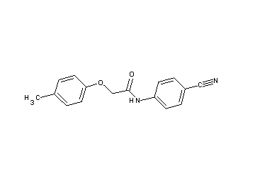 N-(4-cyanophenyl)-2-(4-methylphenoxy)acetamide