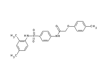 N-(4-{[(2,4-dimethylphenyl)amino]sulfonyl}phenyl)-2-(4-methylphenoxy)acetamide