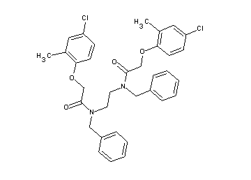 N,N'-1,2-ethanediylbis[N-benzyl-2-(4-chloro-2-methylphenoxy)acetamide]