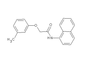 2-(3-methylphenoxy)-N-1-naphthylacetamide