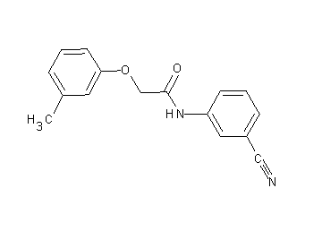 N-(3-cyanophenyl)-2-(3-methylphenoxy)acetamide