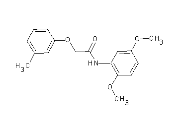 N-(2,5-dimethoxyphenyl)-2-(3-methylphenoxy)acetamide