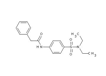 N-{4-[(diethylamino)sulfonyl]phenyl}-2-phenylacetamide