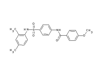 N-(4-{[(2,4-dimethylphenyl)amino]sulfonyl}phenyl)-4-methoxybenzamide