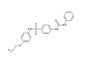4-[(anilinocarbonyl)amino]-N-(4-ethoxyphenyl)benzenesulfonamide