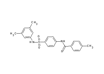 N-(4-{[(3,5-dimethylphenyl)amino]sulfonyl}phenyl)-4-methylbenzamide