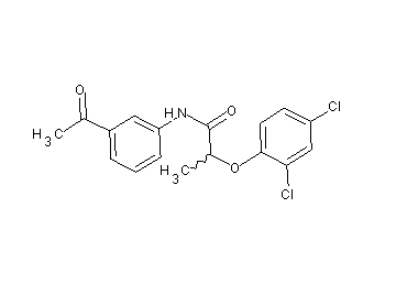 N-(3-acetylphenyl)-2-(2,4-dichlorophenoxy)propanamide