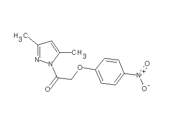 3,5-dimethyl-1-[(4-nitrophenoxy)acetyl]-1H-pyrazole