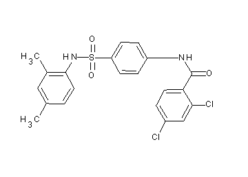 2,4-dichloro-N-(4-{[(2,4-dimethylphenyl)amino]sulfonyl}phenyl)benzamide