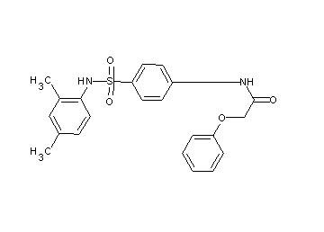 N-(4-{[(2,4-dimethylphenyl)amino]sulfonyl}phenyl)-2-phenoxyacetamide