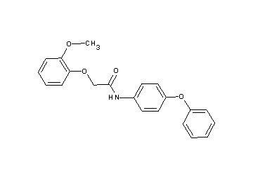 2-(2-methoxyphenoxy)-N-(4-phenoxyphenyl)acetamide