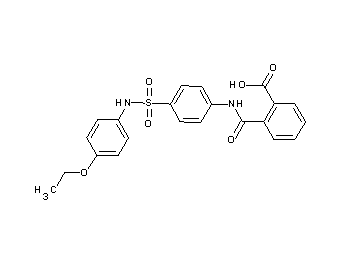 2-{[(4-{[(4-ethoxyphenyl)amino]sulfonyl}phenyl)amino]carbonyl}benzoic acid