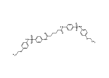 N,N'-bis(4-{[(4-ethoxyphenyl)amino]sulfonyl}phenyl)hexanediamide