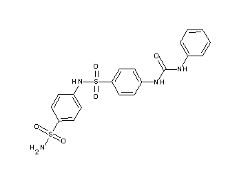 N-[4-(aminosulfonyl)phenyl]-4-[(anilinocarbonyl)amino]benzenesulfonamide