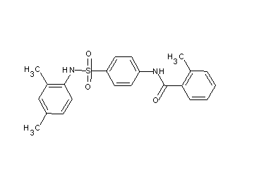 N-(4-{[(2,4-dimethylphenyl)amino]sulfonyl}phenyl)-2-methylbenzamide