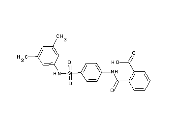 2-{[(4-{[(3,5-dimethylphenyl)amino]sulfonyl}phenyl)amino]carbonyl}benzoic acid