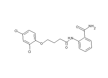 2-{[4-(2,4-dichlorophenoxy)butanoyl]amino}benzamide