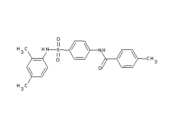 N-(4-{[(2,4-dimethylphenyl)amino]sulfonyl}phenyl)-4-methylbenzamide
